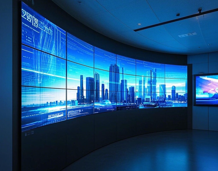 曲面液晶拼接屏：展廳展示的絕佳之選？